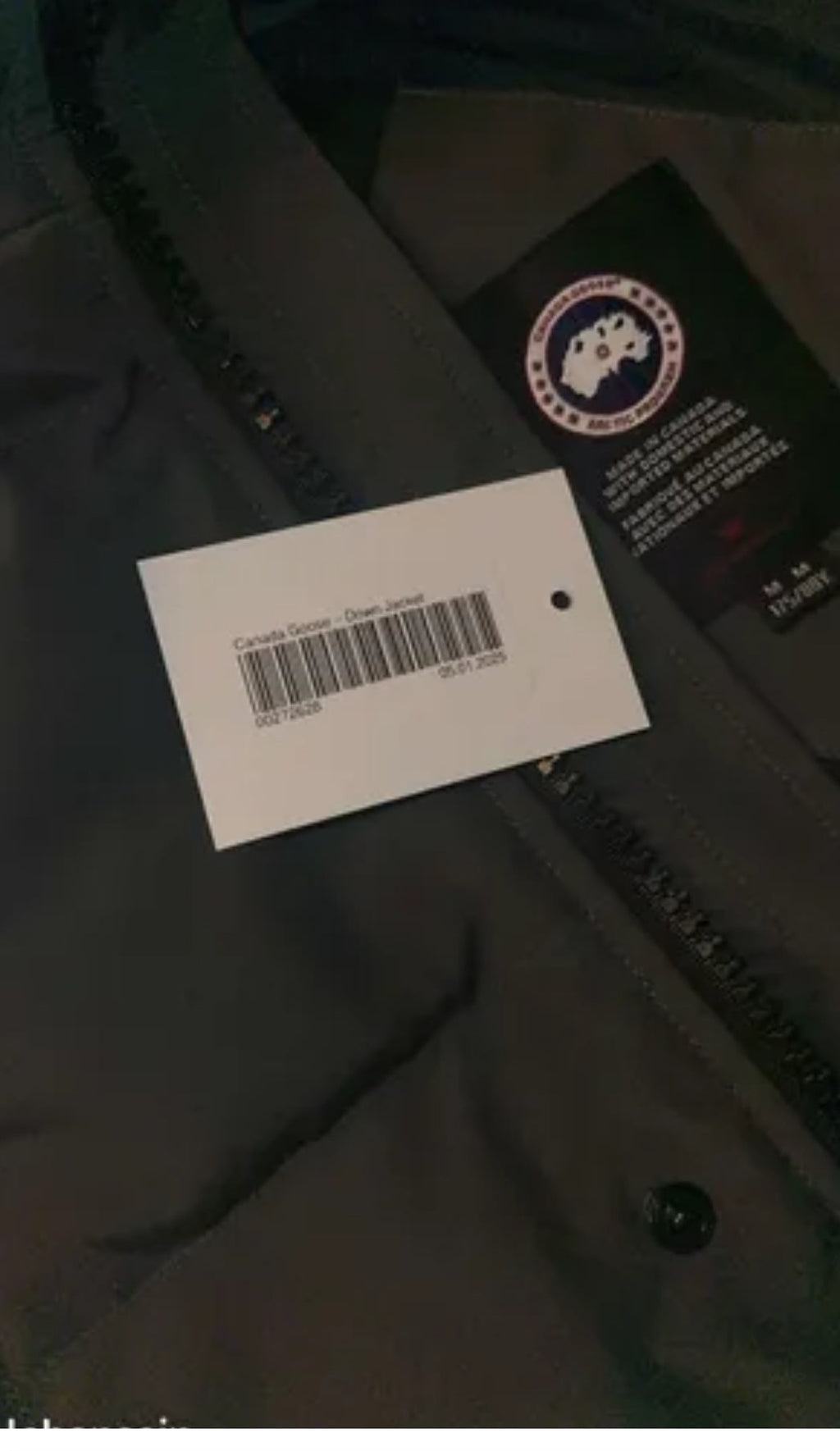 Canada goose Wyndham with grey and grey badge